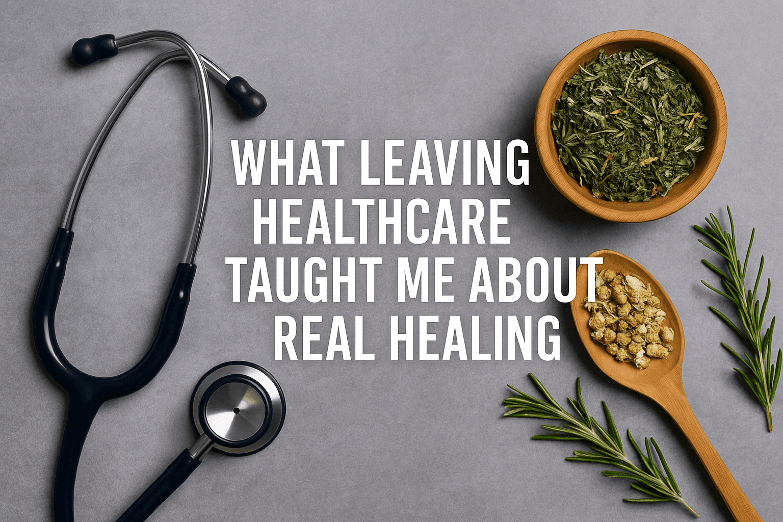 What Leaving Healthcare Taught Me About Real Healing