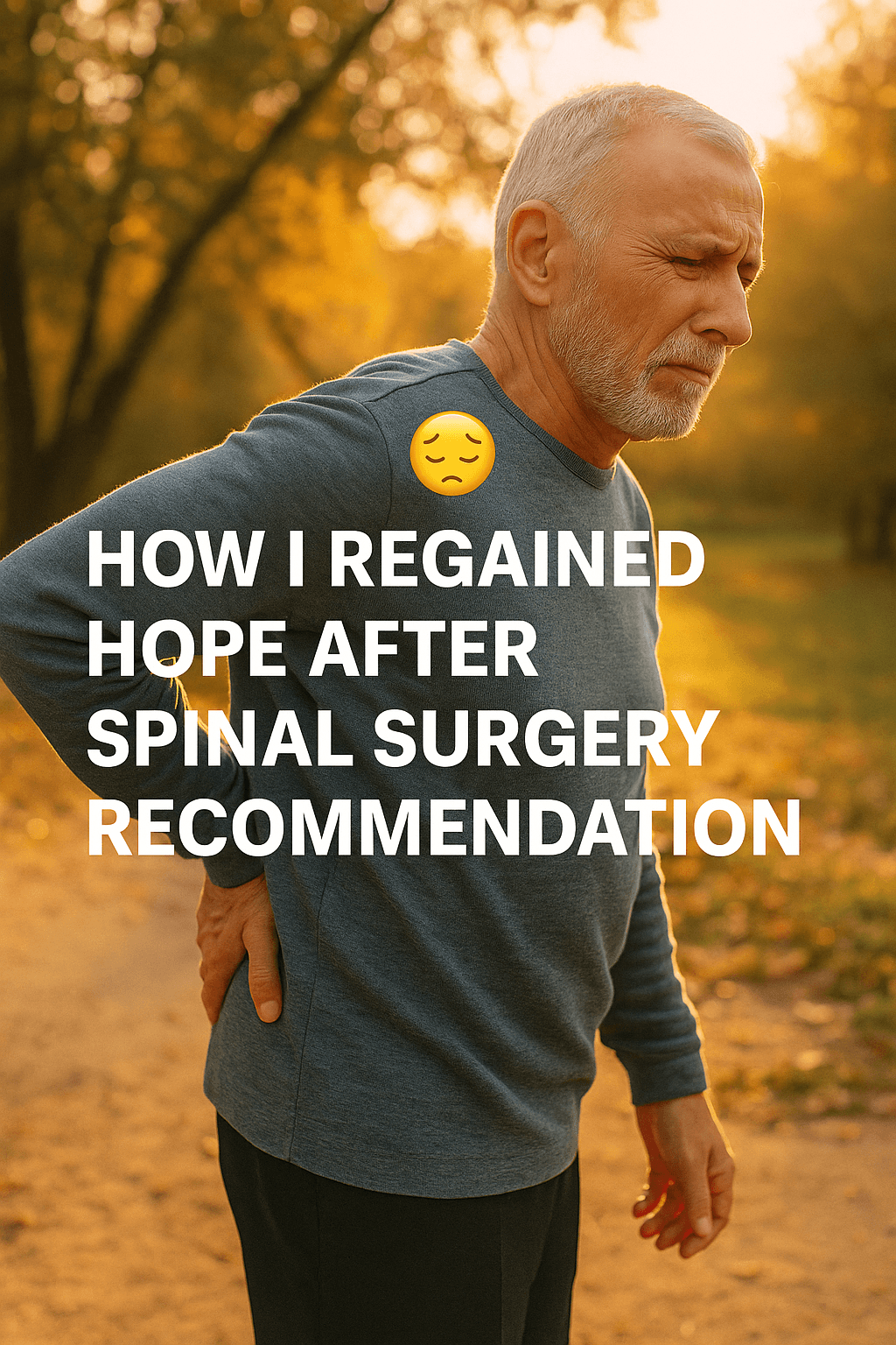 Living With Rotoscoliosis at 65: Finding Strength Beyond Surgery