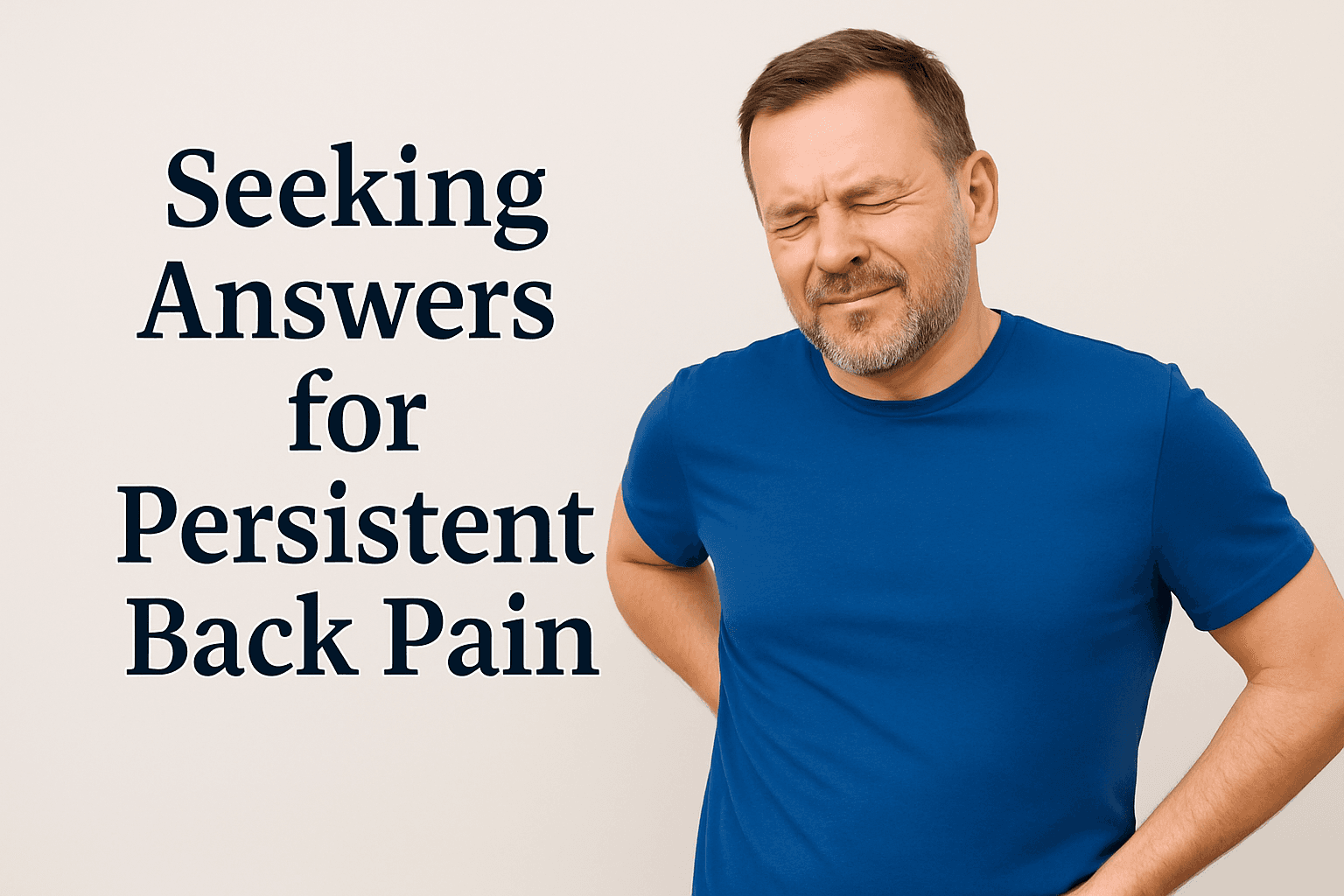 Living With Mysterious Back Pain: My 20-Month Search for Relief