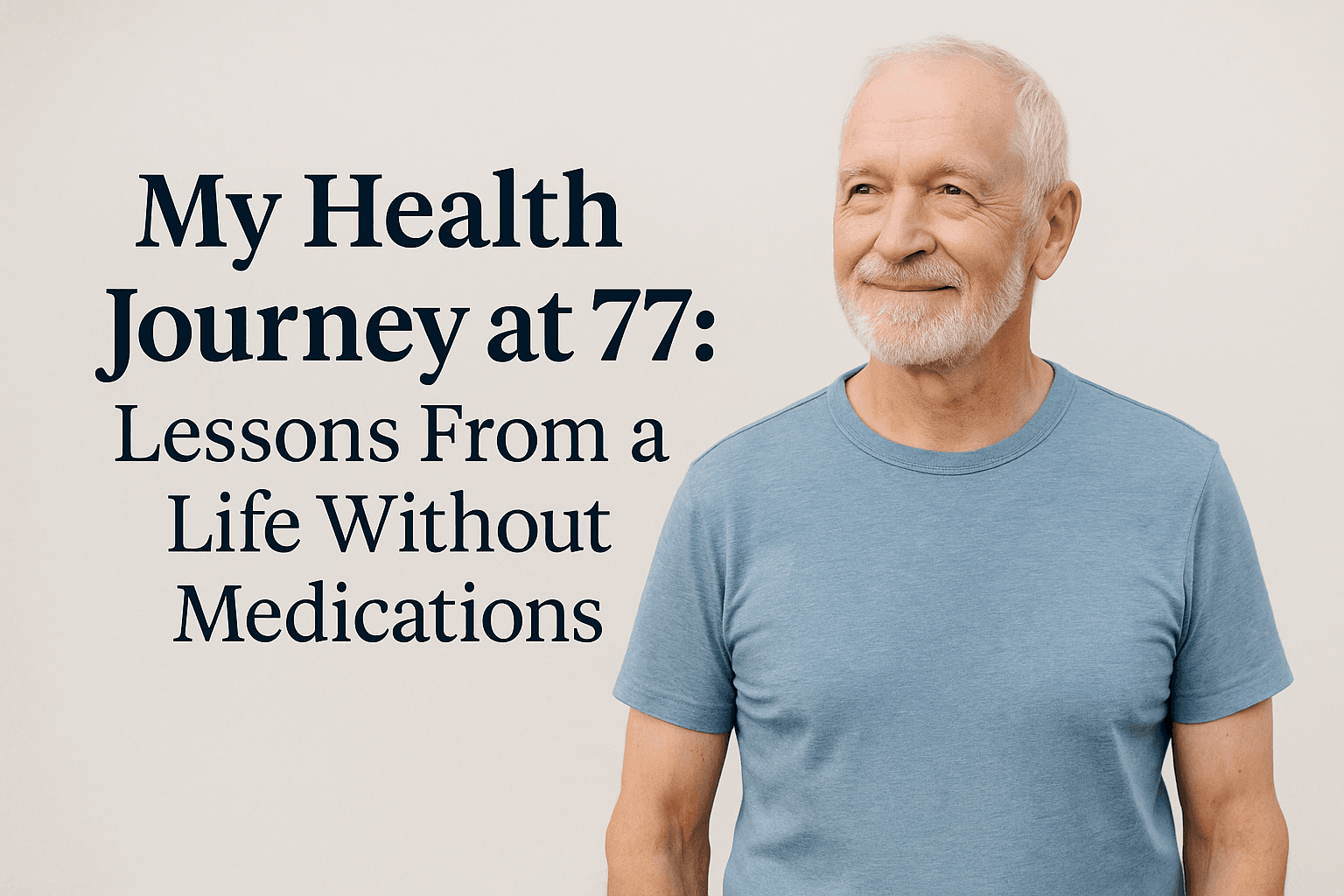 My Health Journey at 77: Lessons From a Life Without Medications