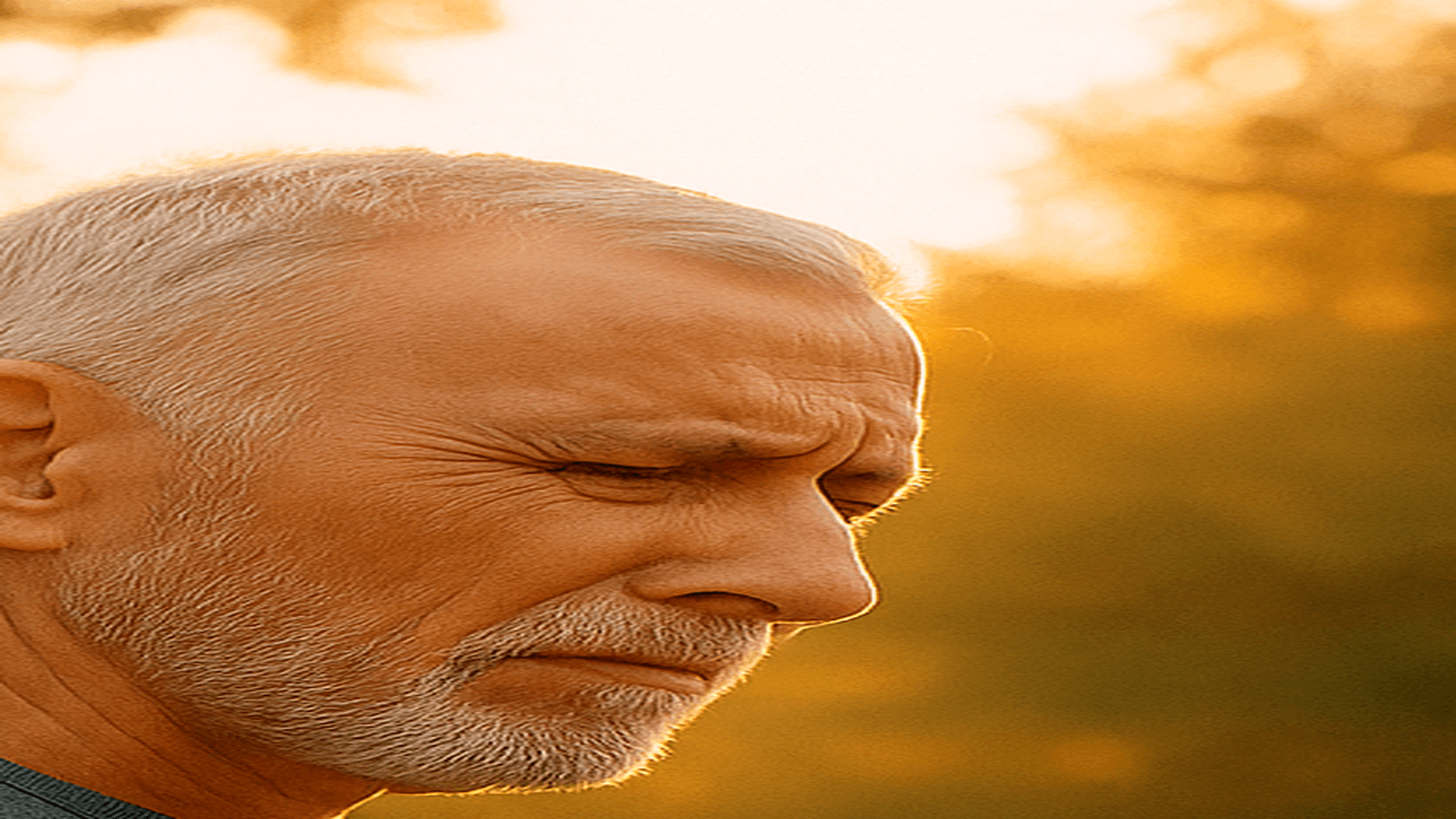 Older man outdoors with a strained expression, representing chronic spine pain and limited movement