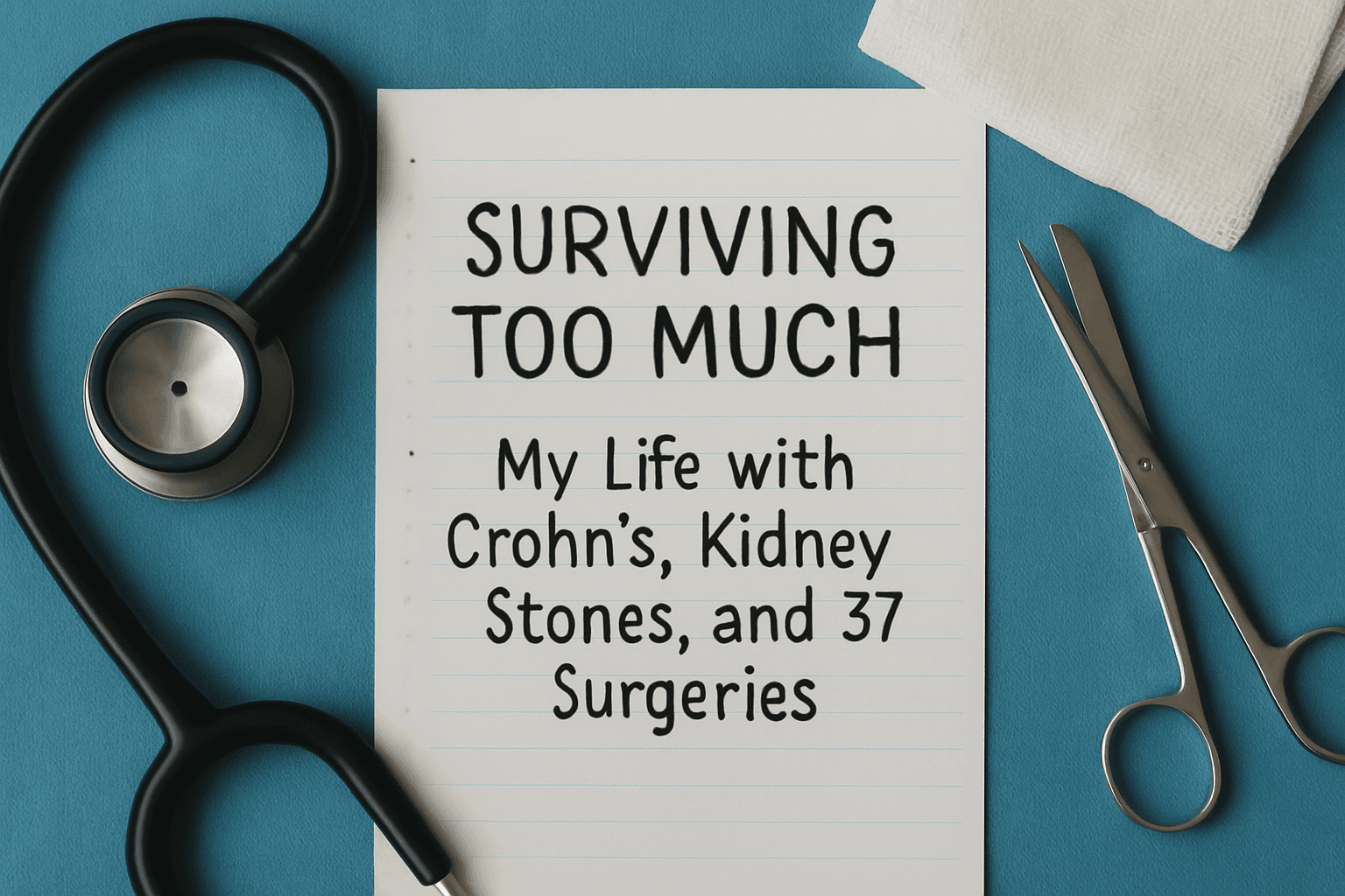 Surviving Too Much: My Life with Crohn’s, Kidney Stones, and 37 Surgeries