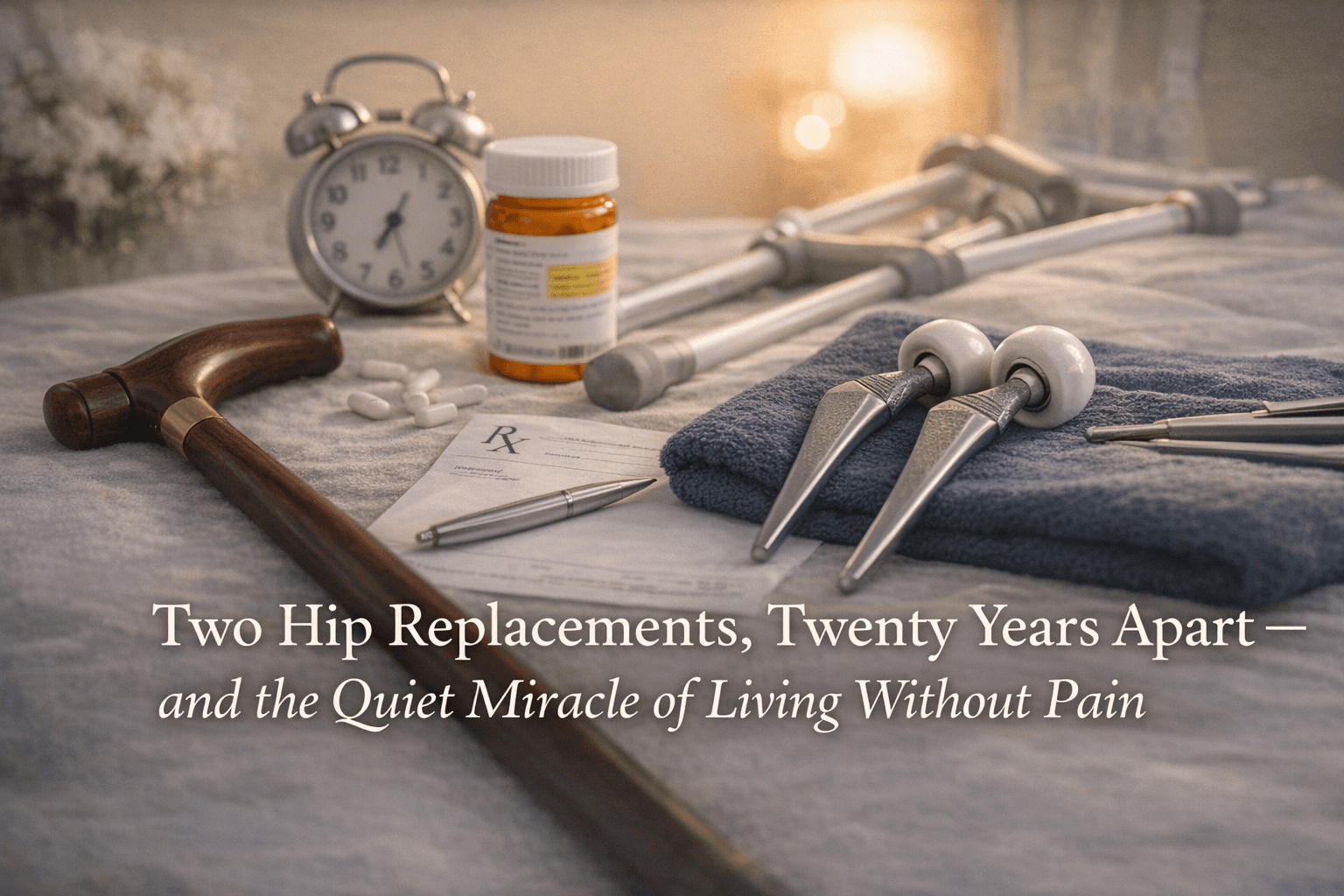Two Hip Replacements, Twenty Years Apart and the Quiet Miracle of Living Without Pain